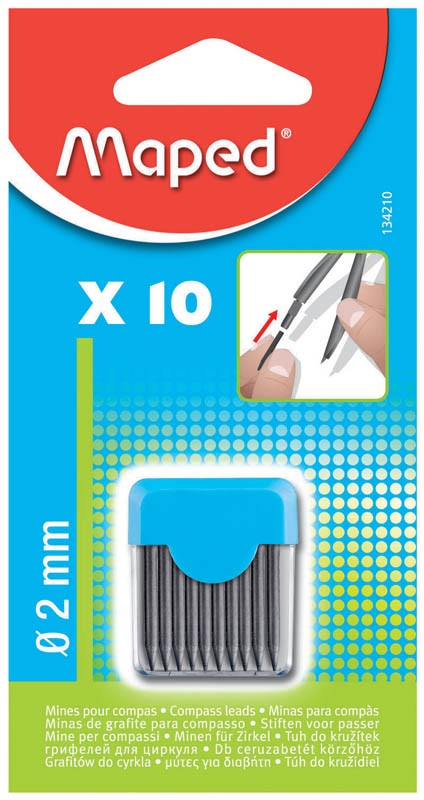 PASSERSTIFTER 2,0 MM 10 STK MAPED