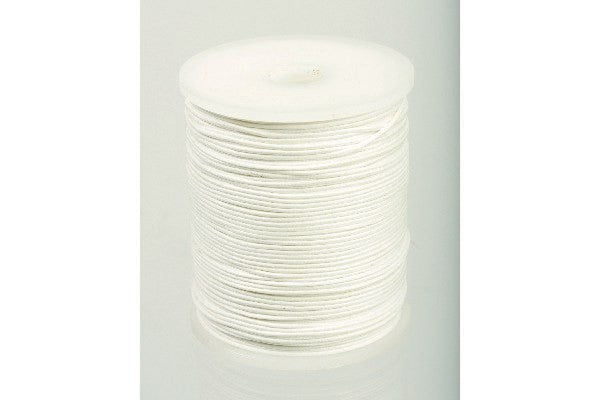 MOKKASINSNOR 1MM X 100M HVID