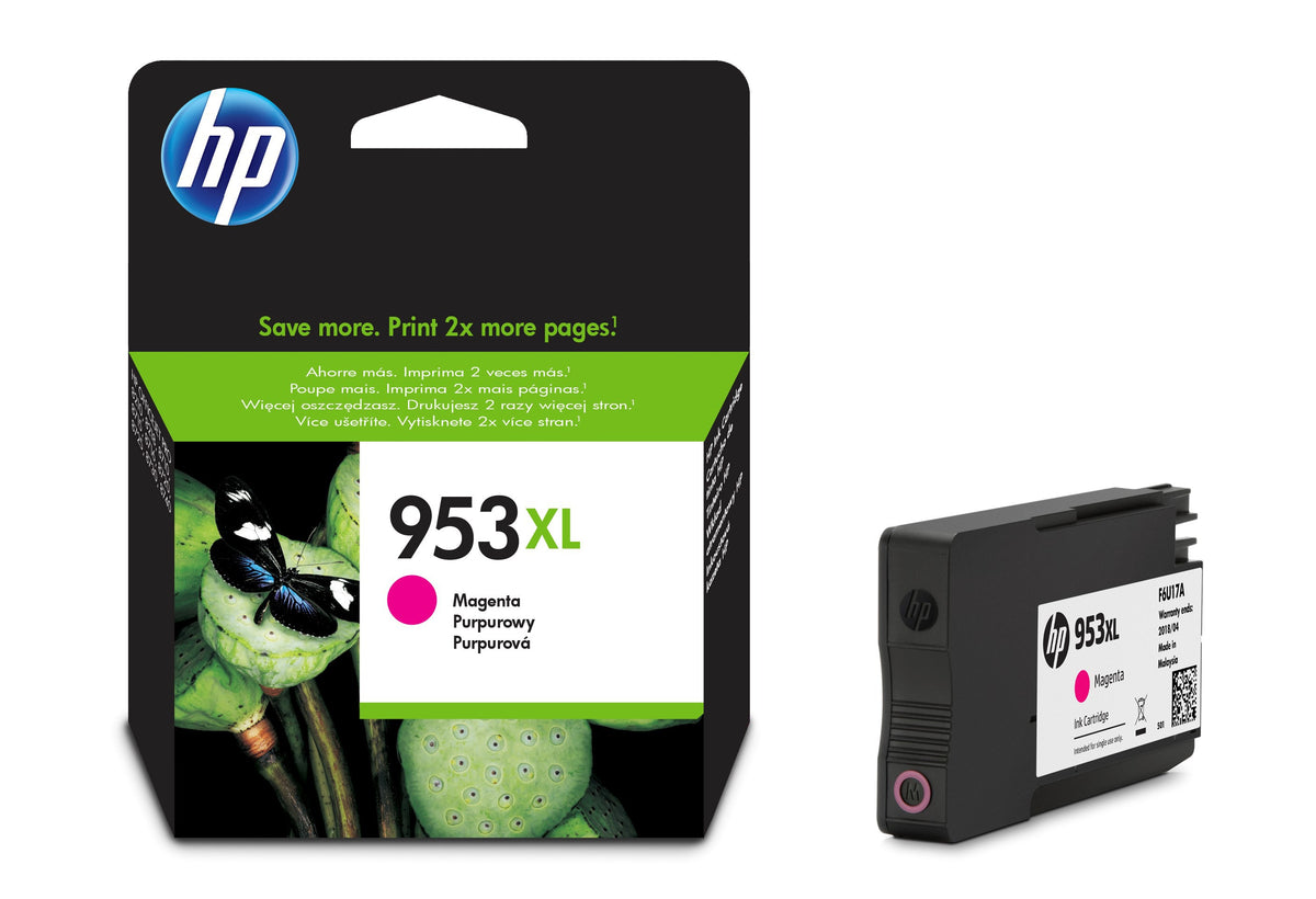 HP 953 XL RØD FARVE ORIGINAL
