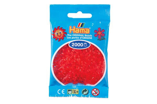 HAMA MINI TRANSPERANT RØD 501-13