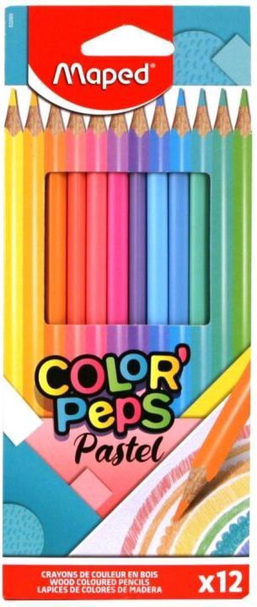MAPED PASTEL FARVEBLYANTER 12 STK.