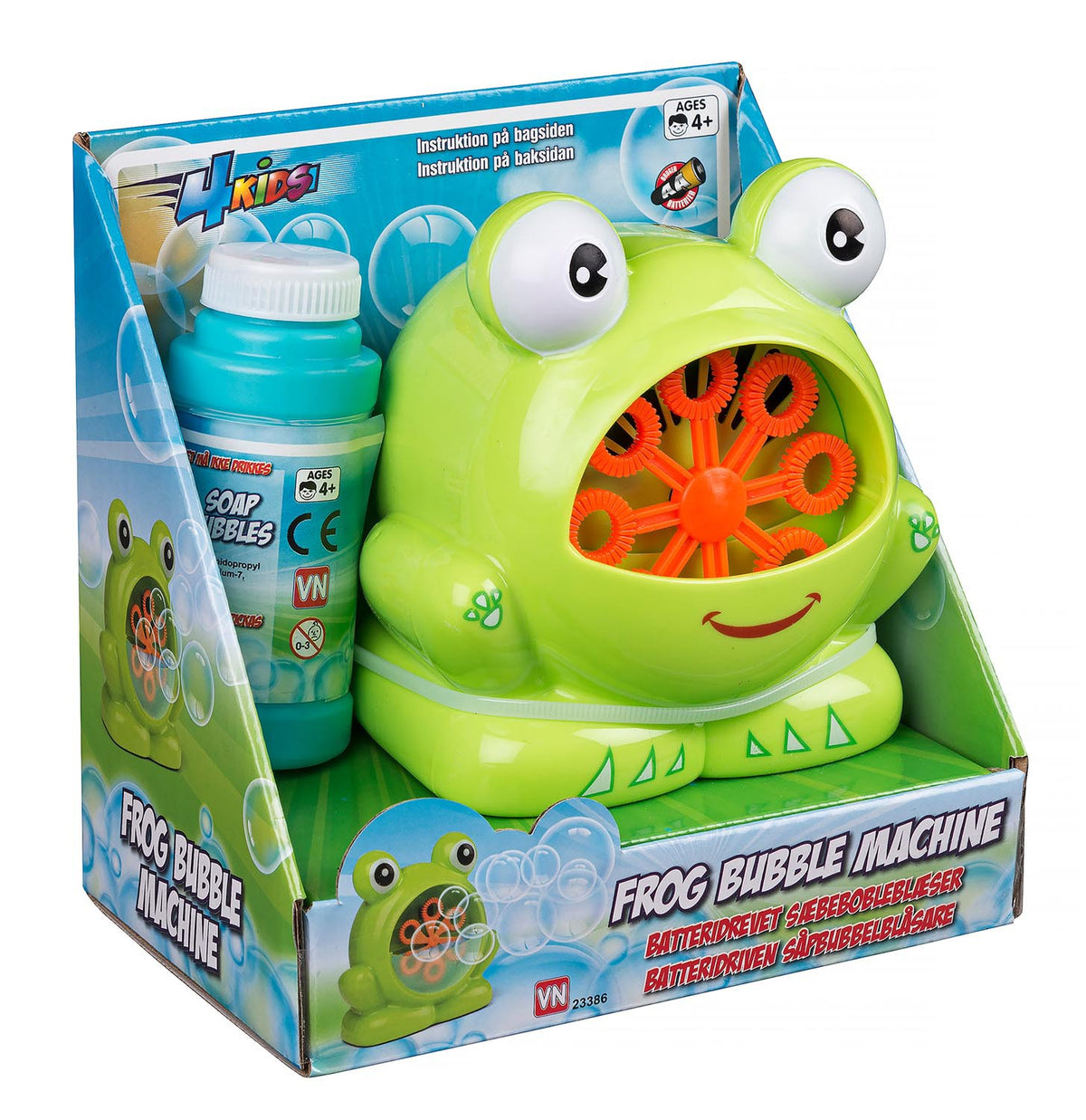 SÆBEBOBLE MASKINE FRØ 23386