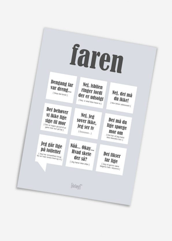 CITATPLAKAT - FAREN A5