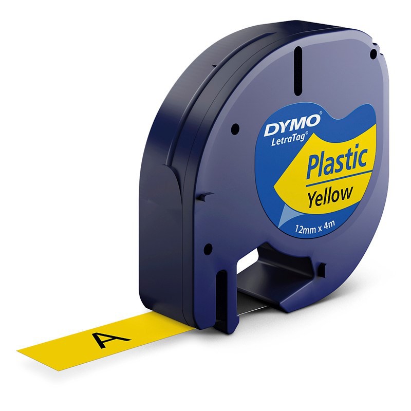 DYMO PLASTTAPE GUL