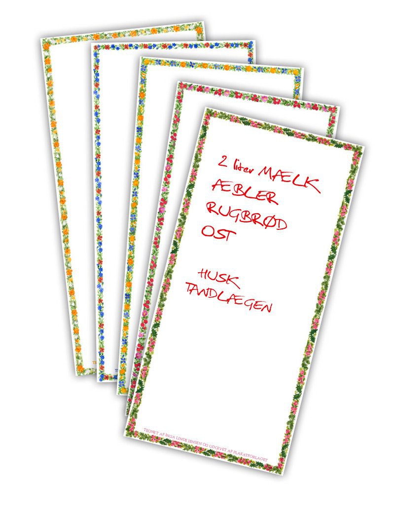5 NOTESBLOKKE TIL KALENDER