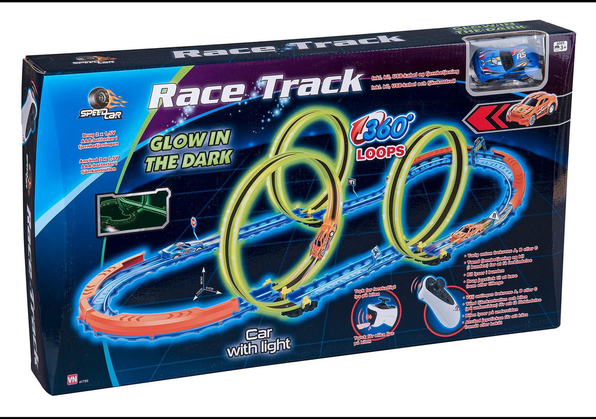 41750 RACE TRACK SÆT INKL BIL