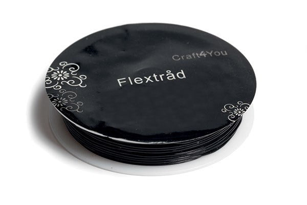 FLEXTRÅD SORT  0,5 MM 8 M