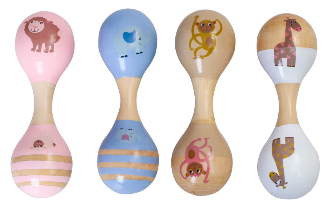 MAGNI DOBBELT MARACAS NOAHS ARK ASS