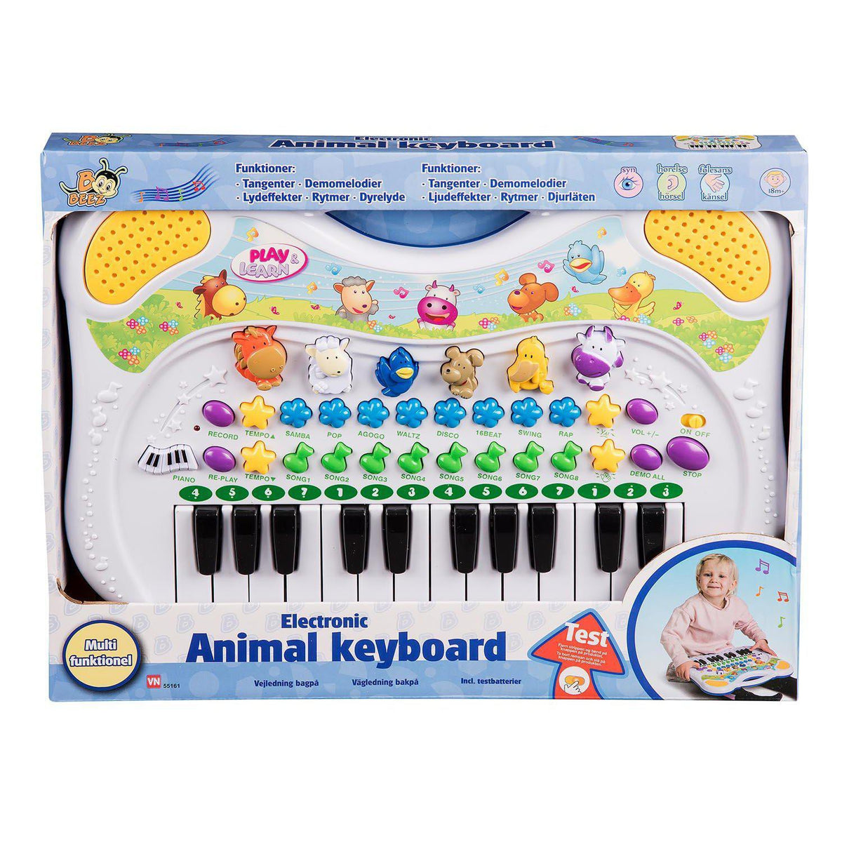 B.BEEZ ORGEL MED DYRELYDE 55161