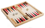 VINI 3-i-1 Skak, Dam & Backgammon i Træ – 3 Klassiske Spil 31197