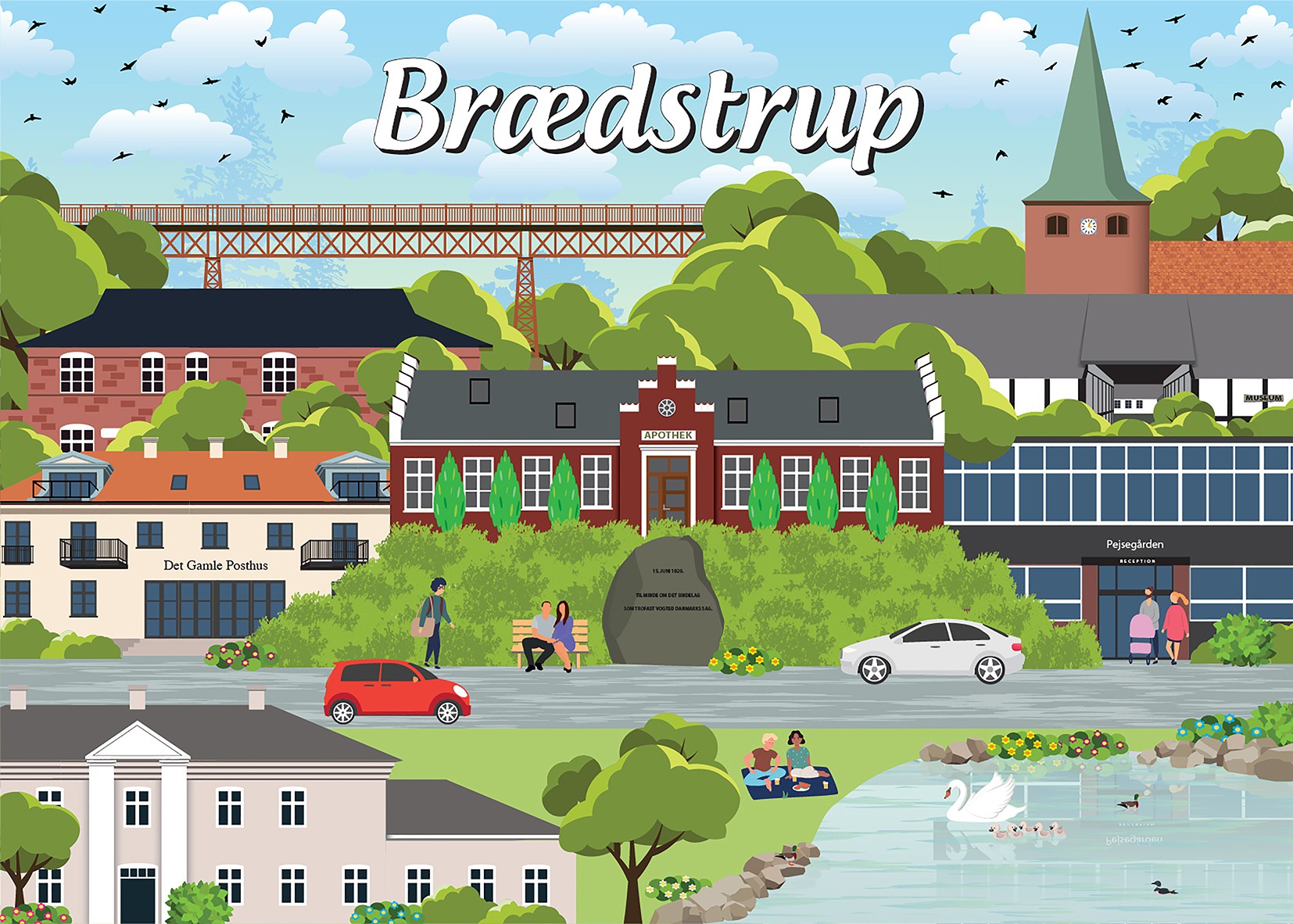 BRÆDSTRUP PUSLESPIL 1000 BRIK