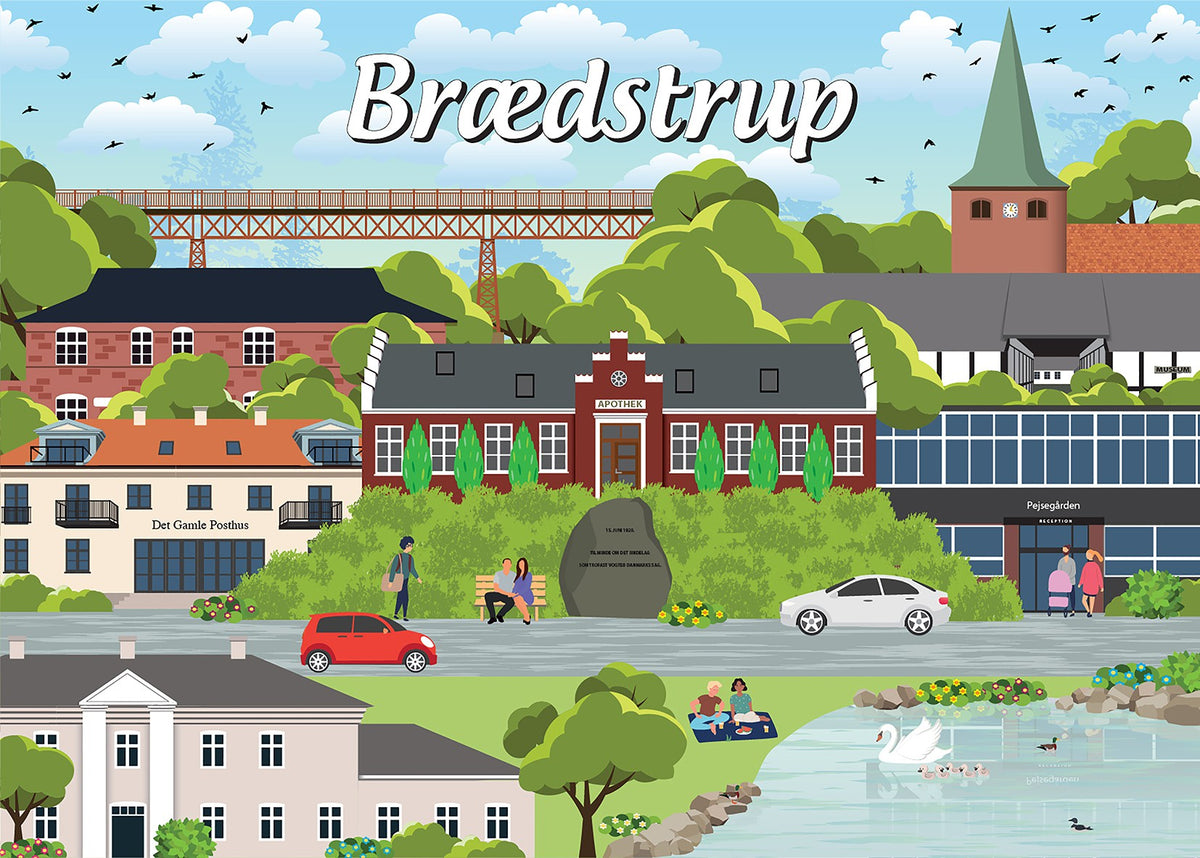 BRÆDSTRUP PUSLESPIL 1000 BRIK