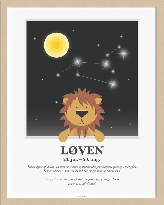 PLAKAT M. STJERNETEGN LØVEN