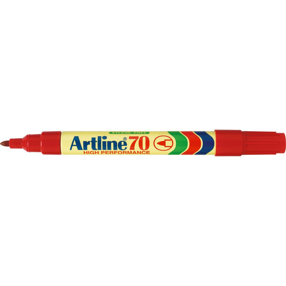 PERMANENT MARKER RØD ARTLINE 70