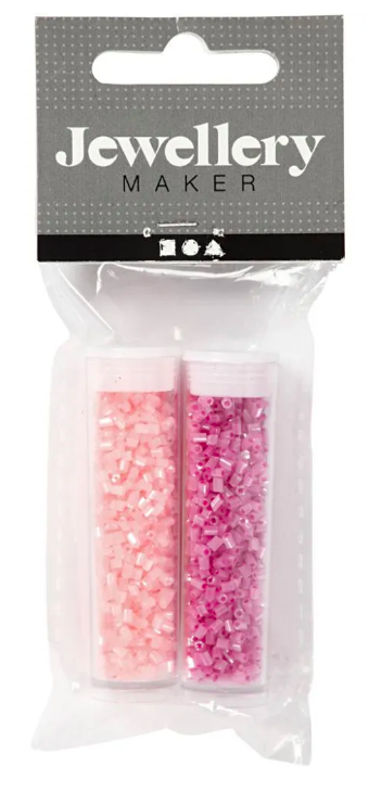 PINK ROCAIPERLER 1,7MM 2 PAK