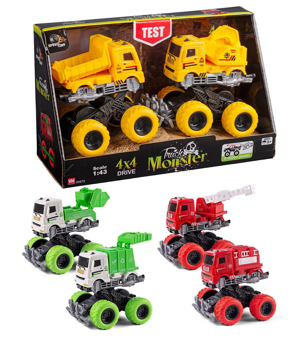 MONSTER TRUCK 2 PAK 41672