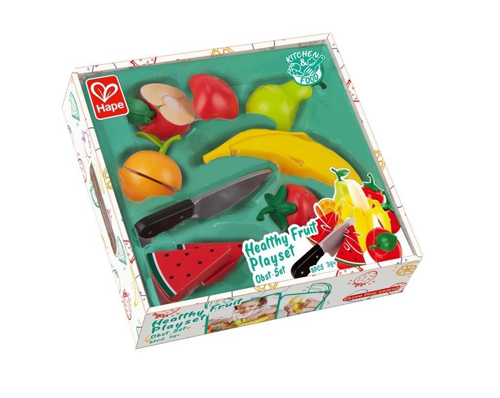 HAPE SUNDT FRUGTSÆT I TRÆ M. VELCRO