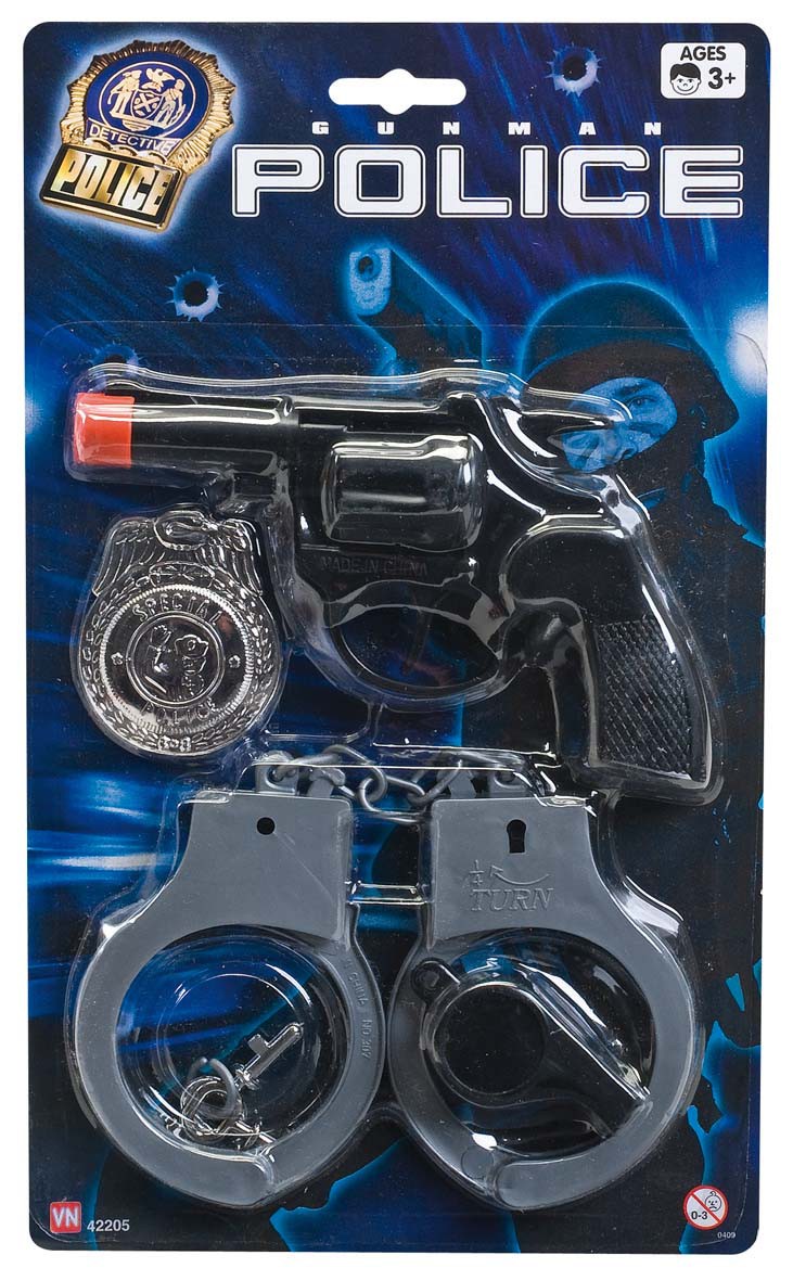 POLITISÆT M HÅNDJERN & PISTOL 42205