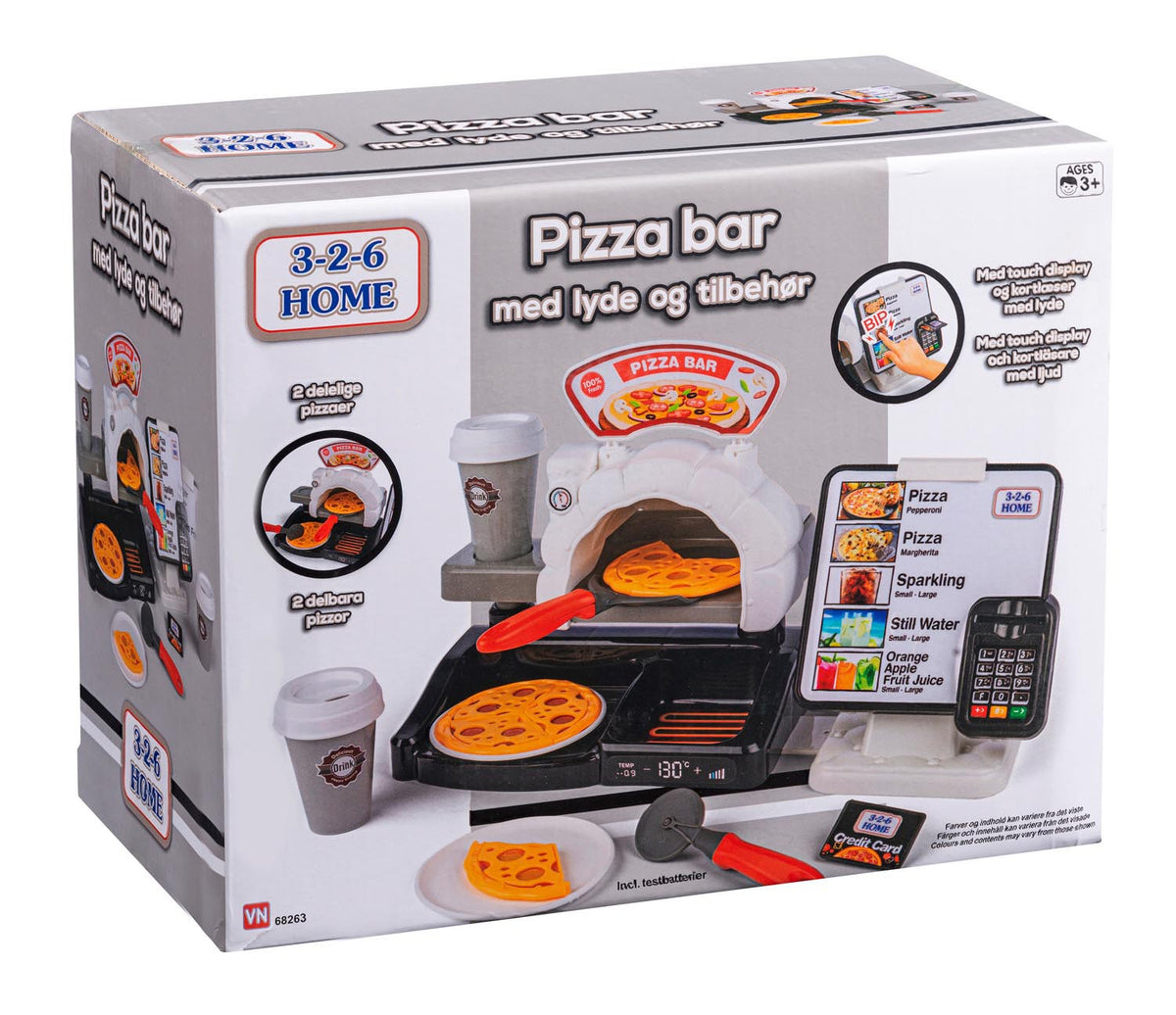 PIZZABAR M LYD & TILBEHØR 68263