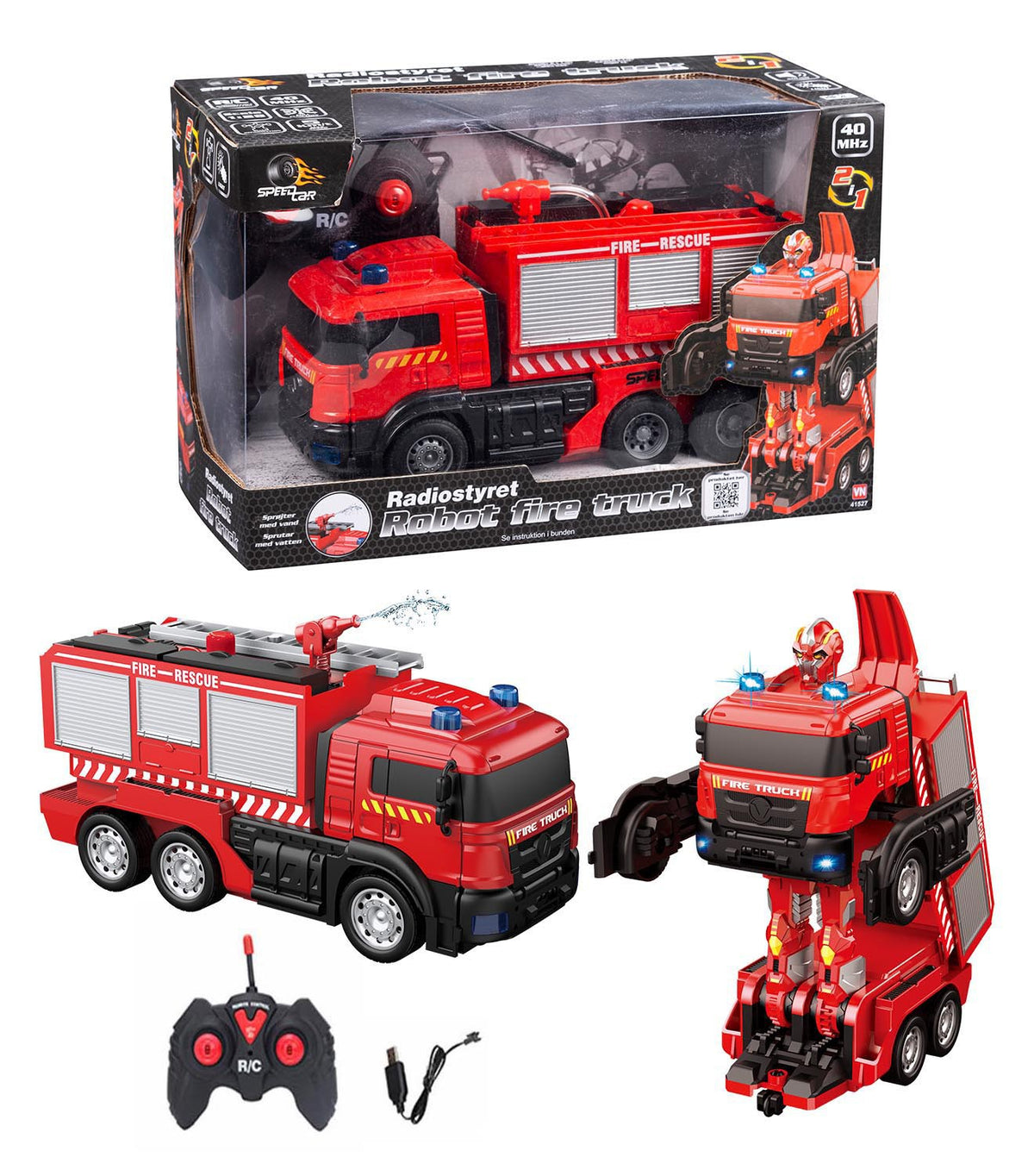 RADIOSTYRET ROBOT BRANDBIL 41527