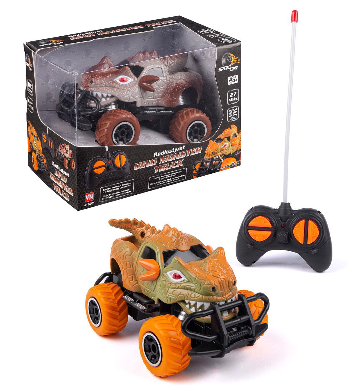 RADIOSTYRET DINO MONSTER TRUCK 41602