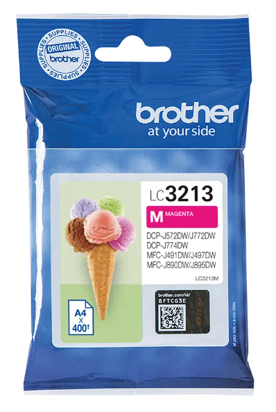 BROTHER LC 3213 RØD ORIGINAL