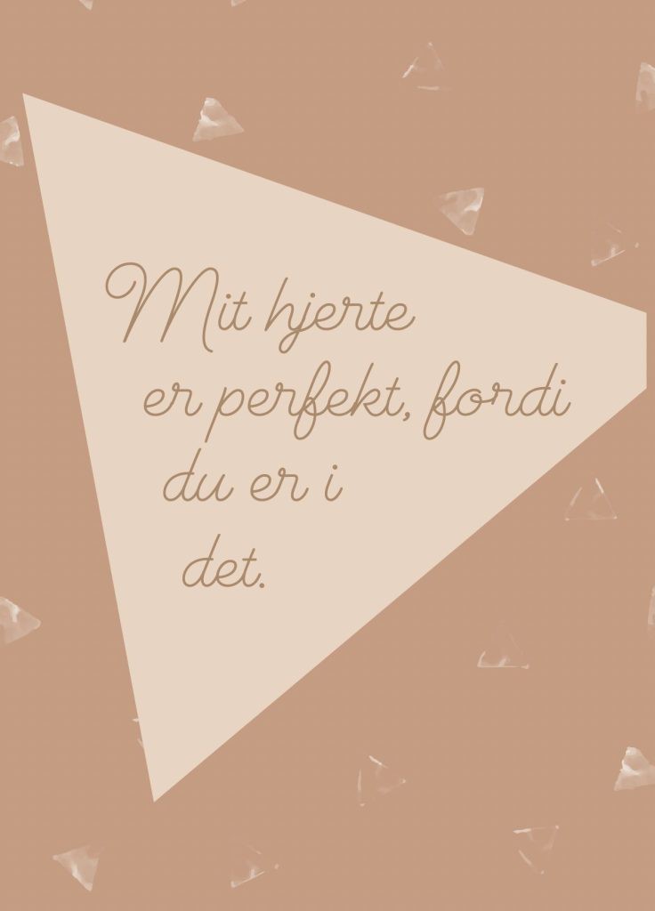 MIT HJERTE ER PERFEKT A5