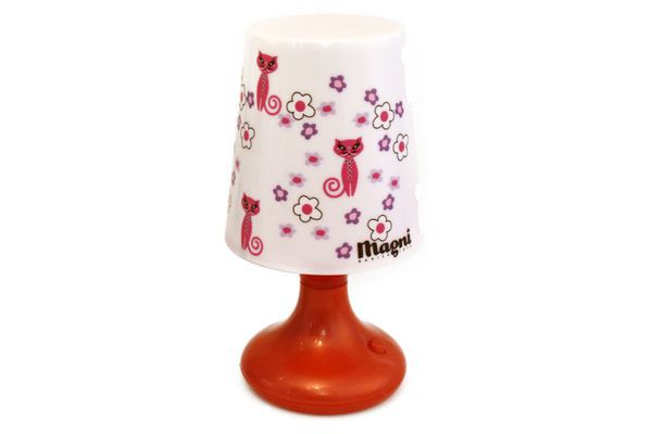 PINK KATTE NATLAMPE M. USB LEDNING