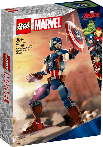 76258 BYG SELV-FIGUR AF CAPTAIN AMERICA