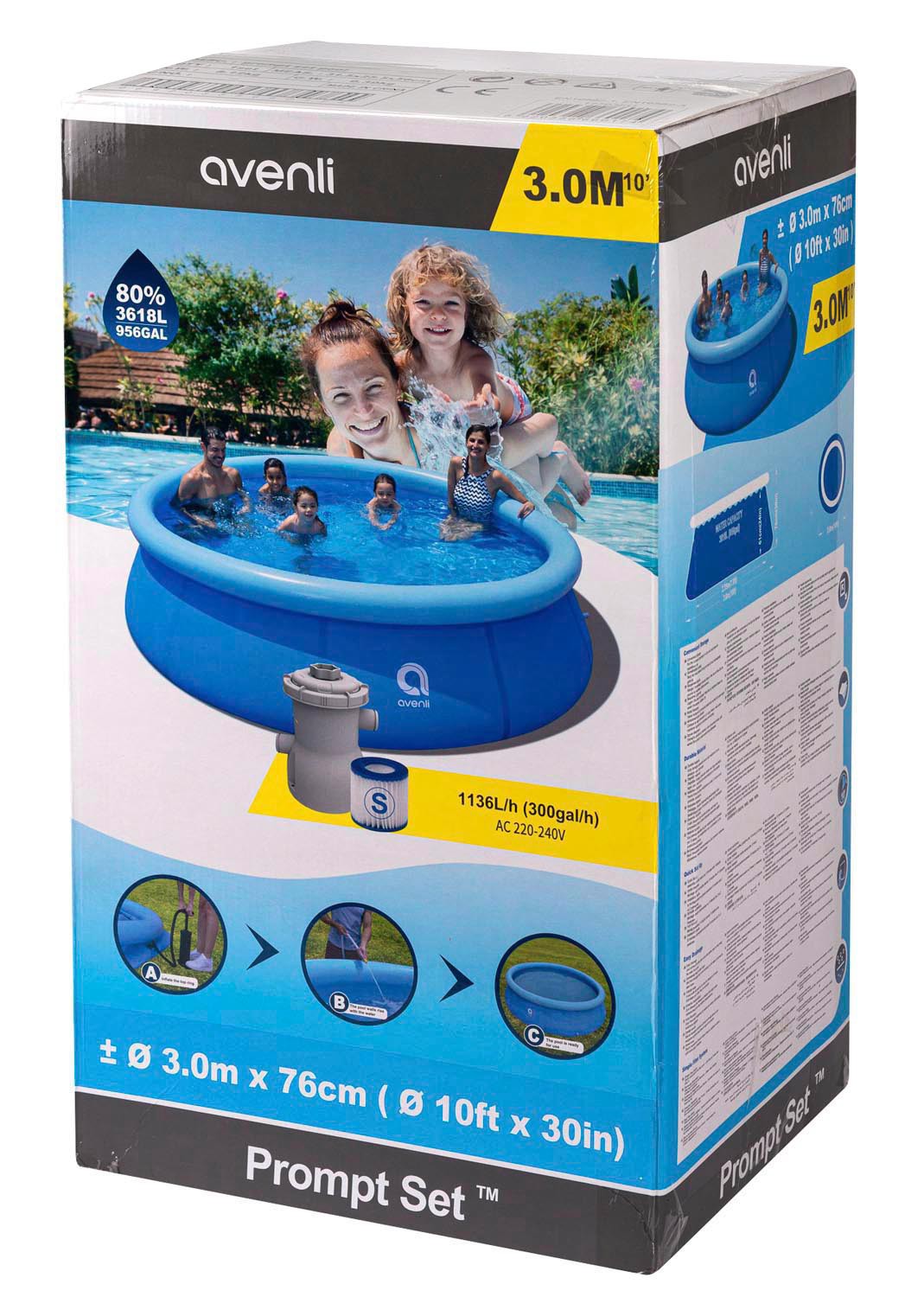 POOL M PUMPE 30M X 76 CM 21360