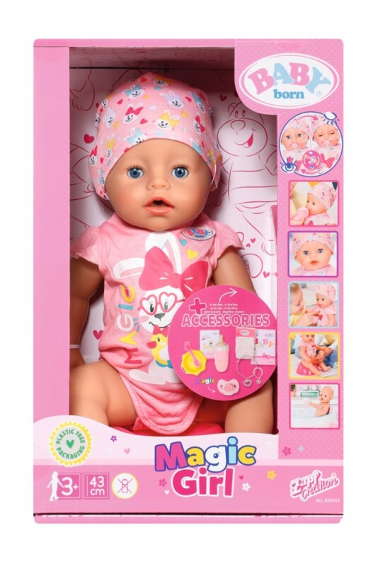 BABY BORN MAGISK PIGE DUKKE 43 CM
