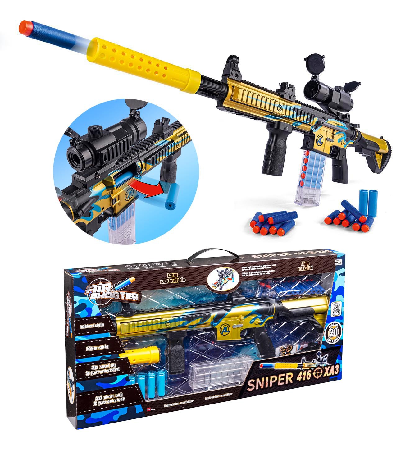 SNIPER 416 XA3 M KIKKERT 42109
