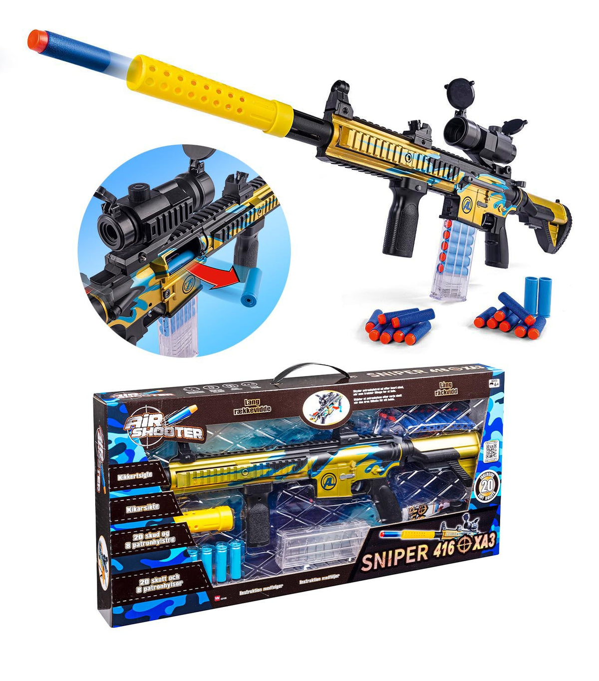SNIPER 416 XA3 M KIKKERT 42109