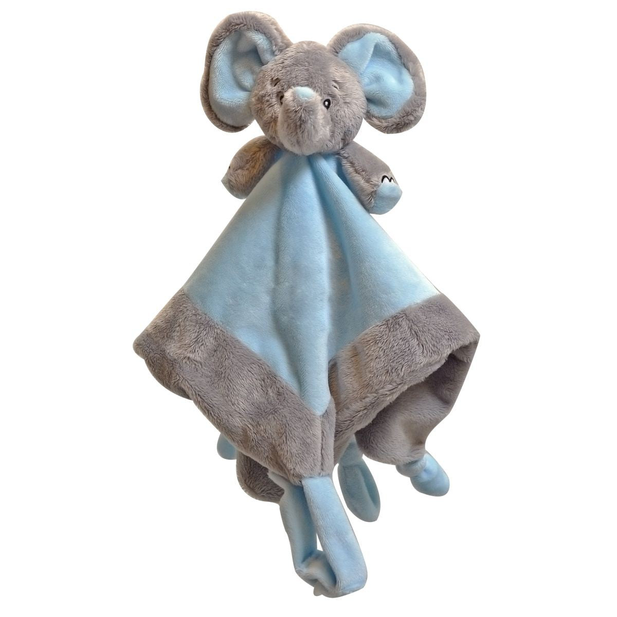 BLÅ ELEFANT NUSSEKLUD 35X35 CM