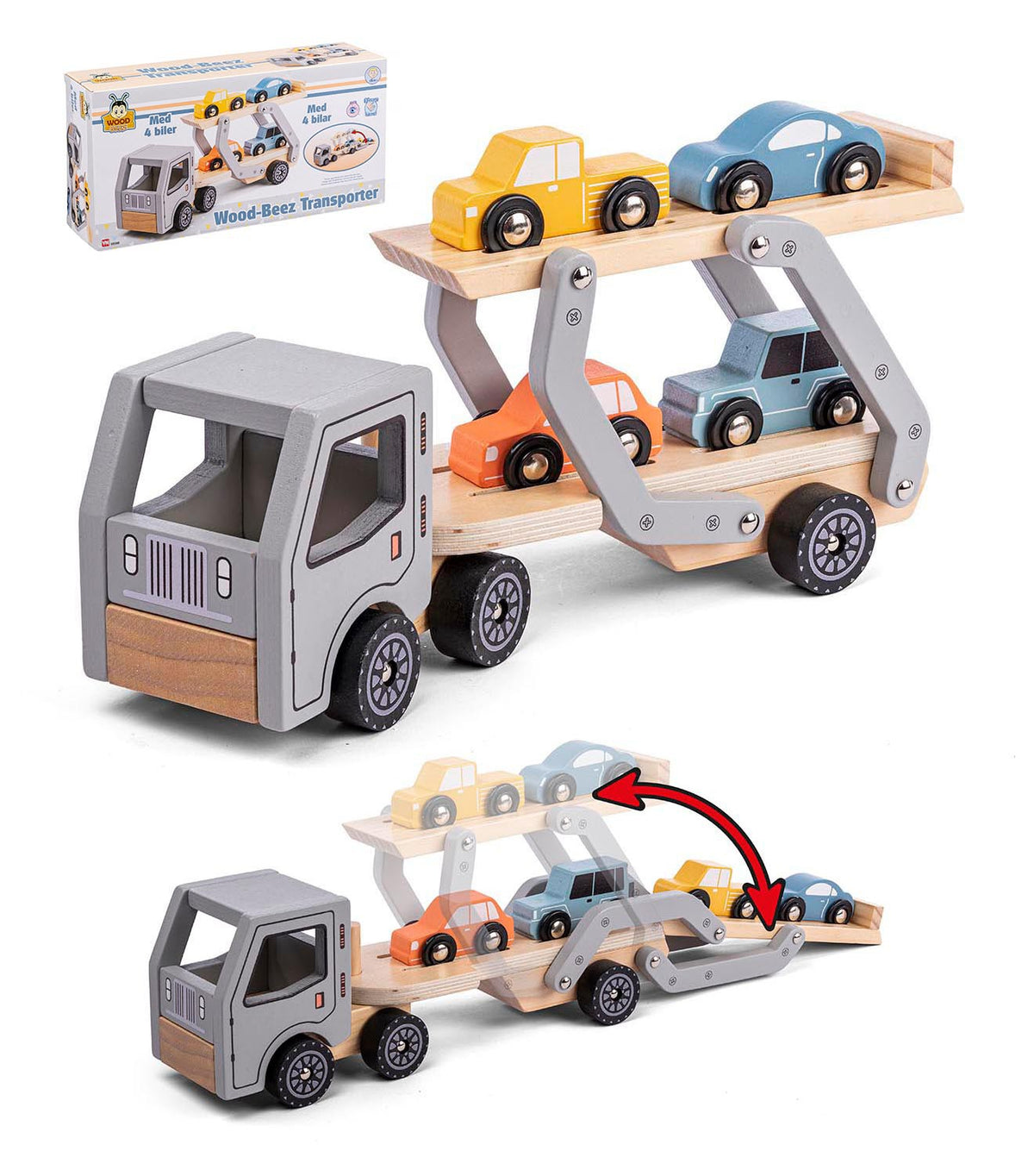 AUTOTRANSPORTER I TRÆ 55566