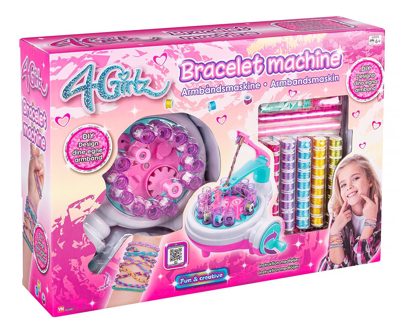 4-GIRLZ ARMBÅNDSMASKINE 63240