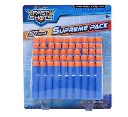 FAST SHOTS FOAM DARTS 50 STK