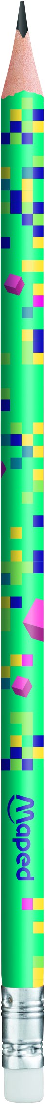 PIXEL BLYANTER 6 STK MAPED