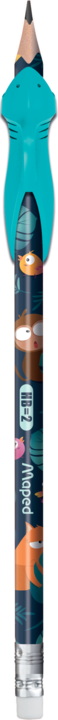 JUNGLE BLYANTER 2 STK M HOLDER MAPED
