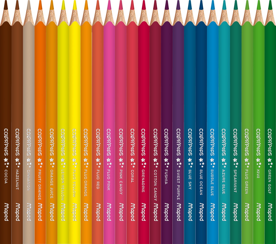 COLOR PEPS FARVER 24 STK MAPED