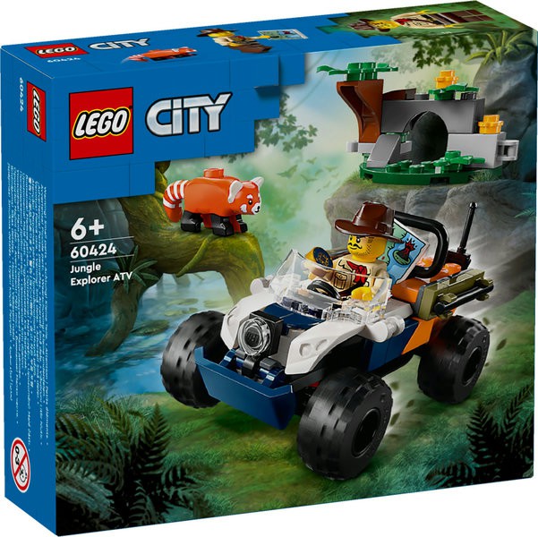 60424 JUNGLEEVENTYR ATV OG RØD PANDA MISSION