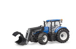 BRUDER NEW HOLLAND T7 315 FRONTLÆSSER BLÅ 1:16 3121