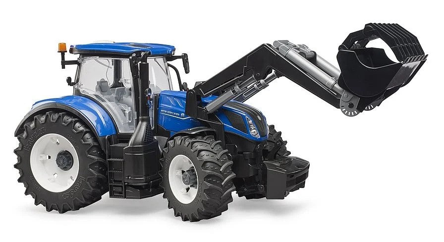 BRUDER NEW HOLLAND T7 315 FRONTLÆSSER BLÅ 1:16 3121