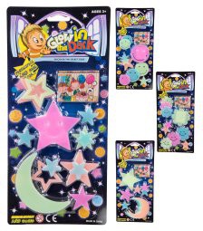 GLOW IN THE DARK STJERNER