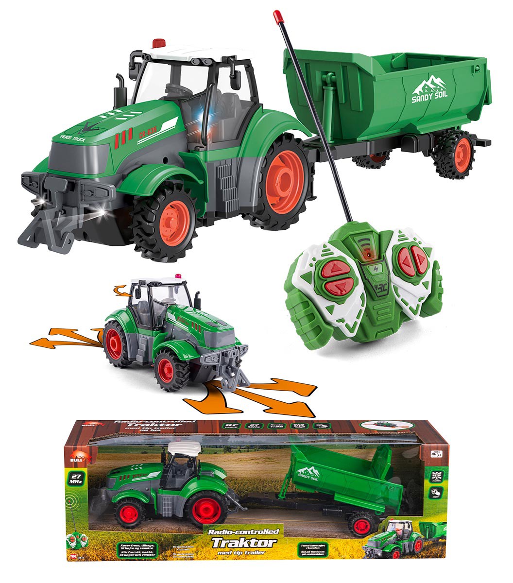 BULL R/C TRAKTOR M ANHÆNGER 41616