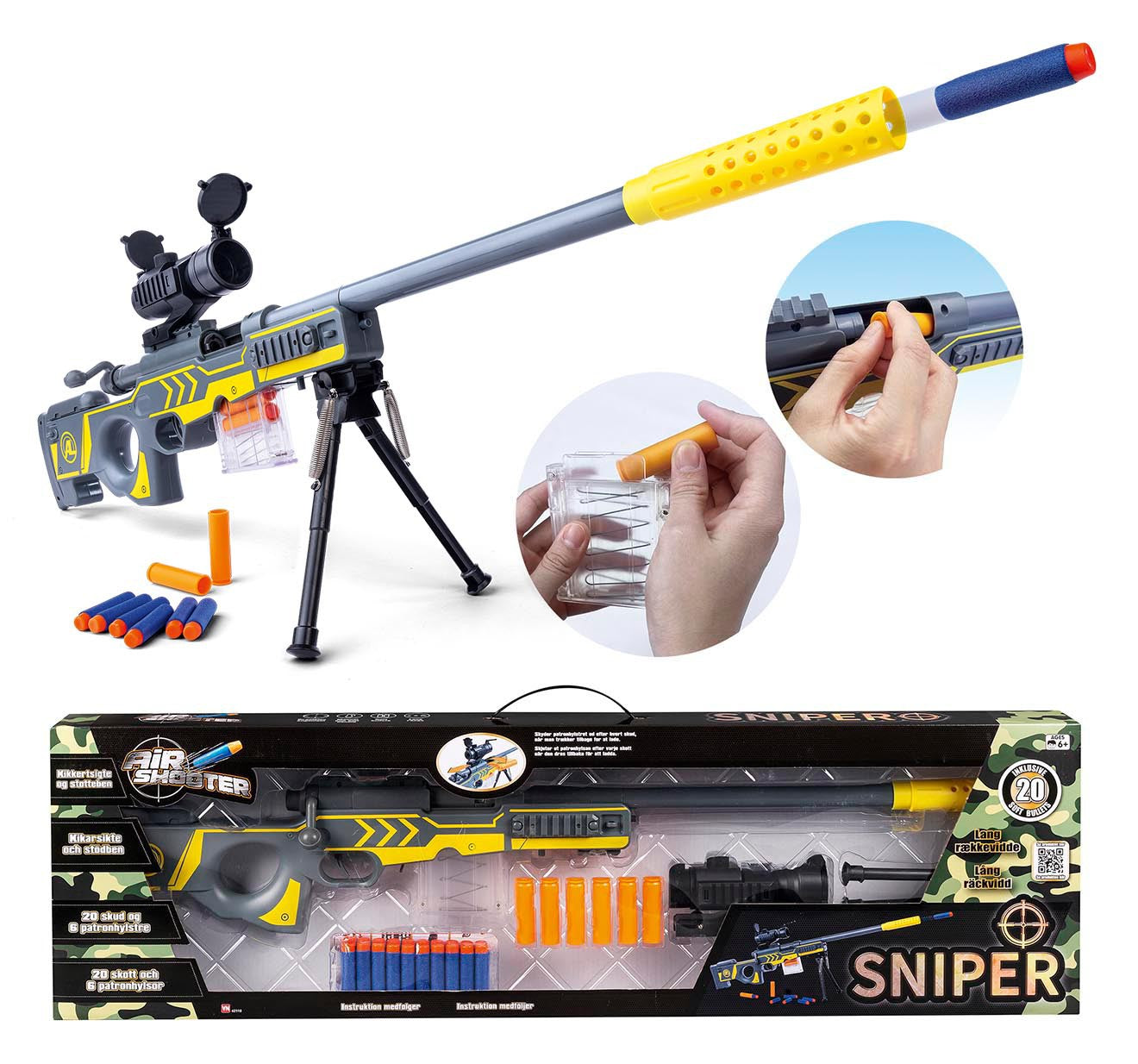 SNIPER RIFFEL m KIKKERT 82c 42110