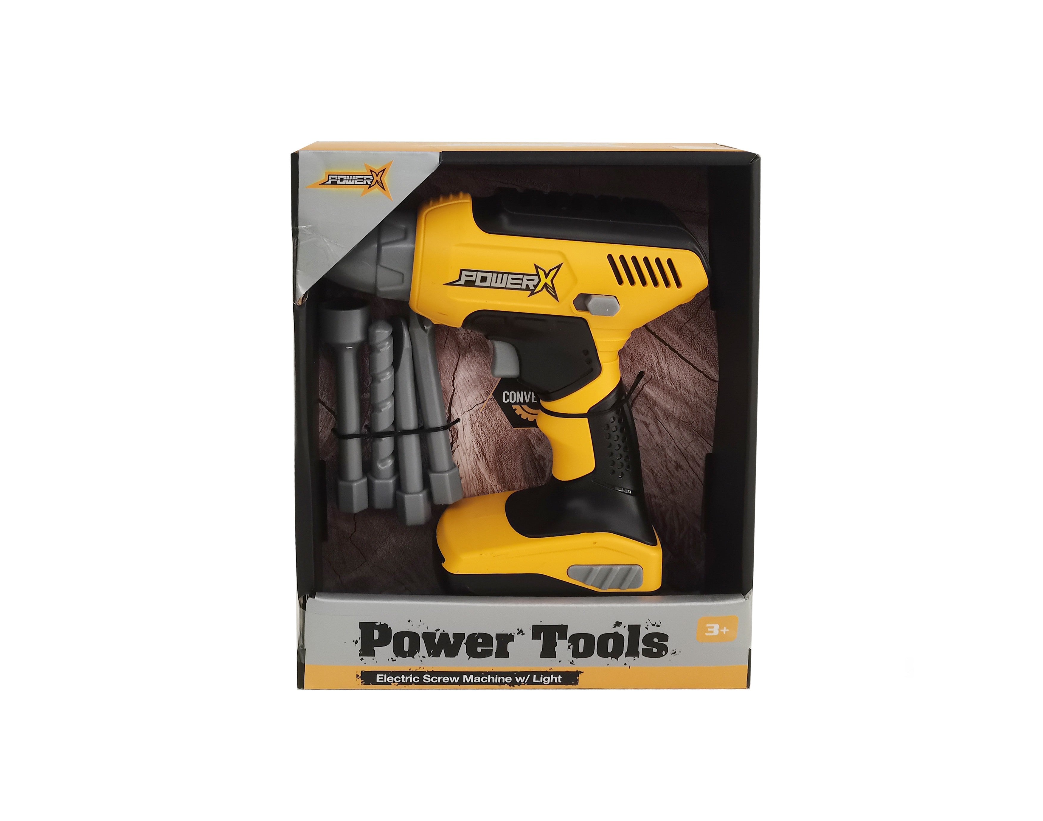 POWER X, Bore- og skruemaskine med lys og lyd 20355