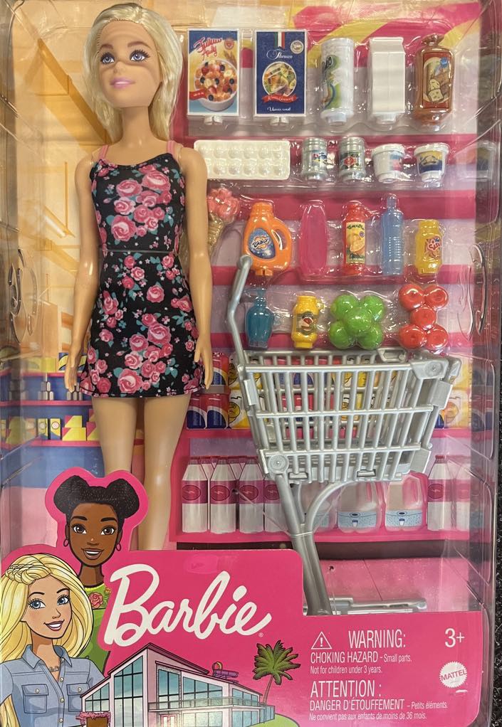 BARBIE PÅ INDKØB M VOGN 0124