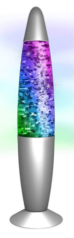GLITTER LAMPE LED-FARVESKIFTENDE 34 CM MUSIC 501131