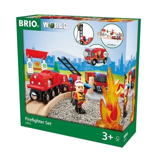 33815 BRIO Togsæt med brandmandstema